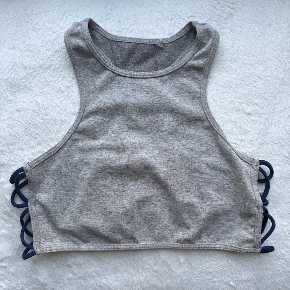 Intimately Free People Side Cross Crisscrossing Racerback Bralette Bra XS S NWOT